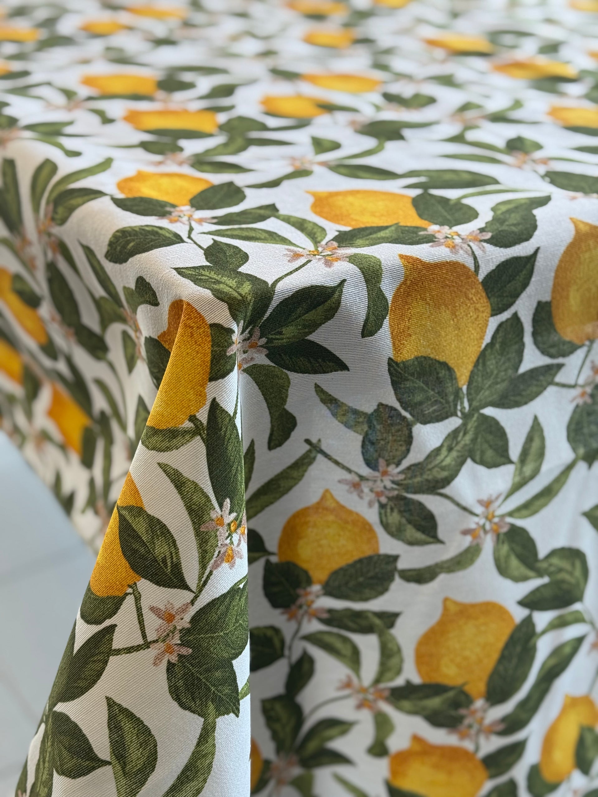 Tovagli Limoni 12 posti 140x240cm "MelellaHome"