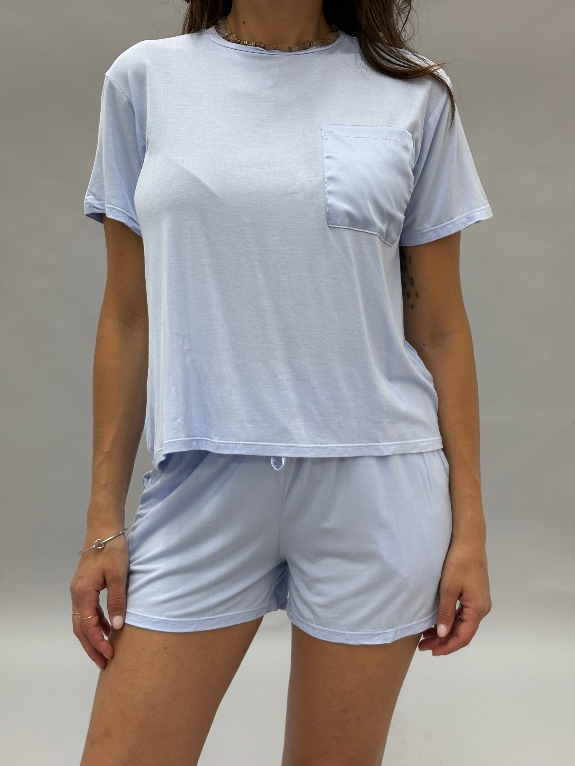 Completo Pigiama Donna Azzurro