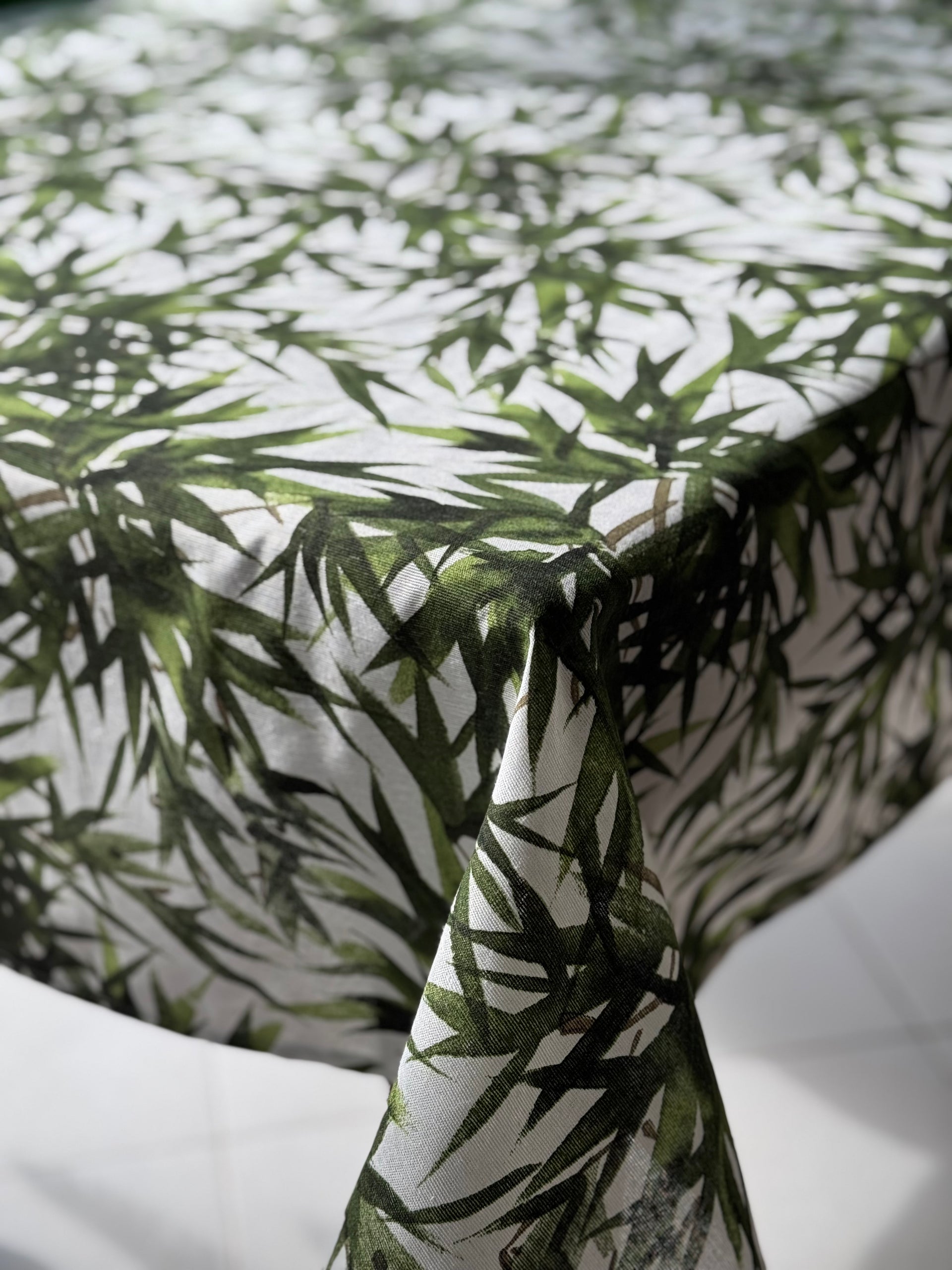 Tovaglia 12 posti Fantasia Areca 140x240cm "MelellaHome"