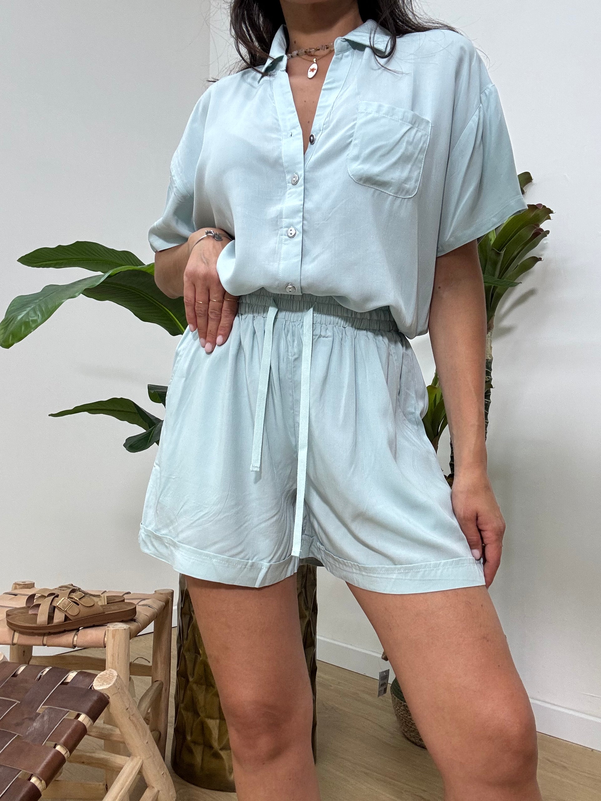 Completo Pigiama Donna Azzurro