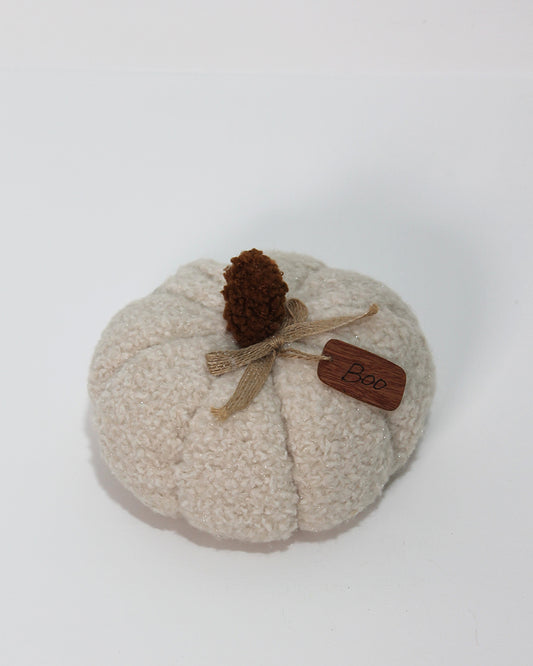 Zucca in peluche colore Bianco