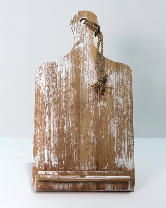 Leggio pere Ricettario in legno effetto shabby