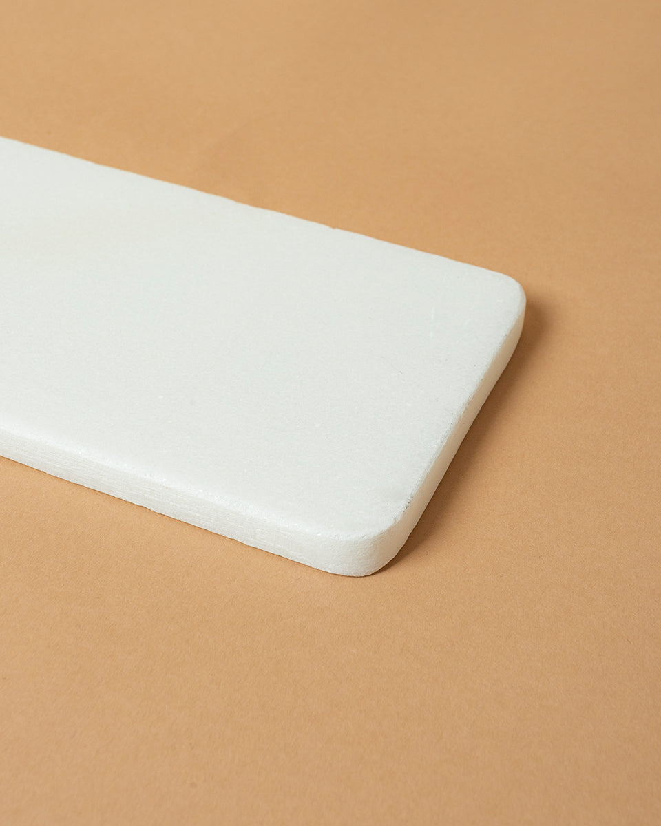 Tagliere In Marmo Bianco 10x31 cm
