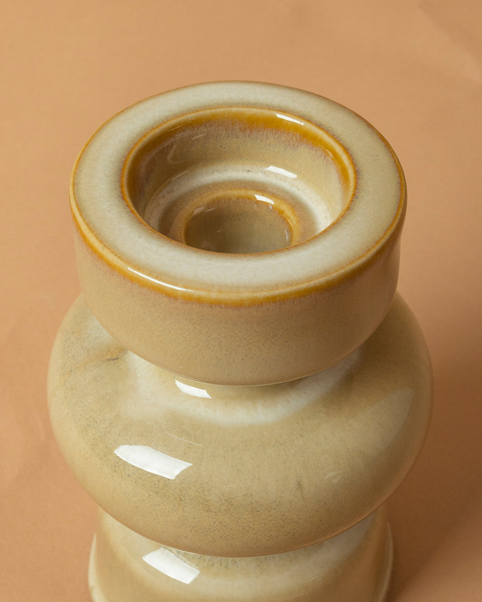 Candelabro decorativo in ceramica